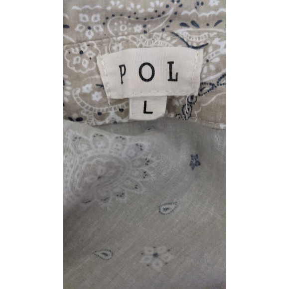 Anthropologie Beige Patterned Blouse - Picture 9 of 10